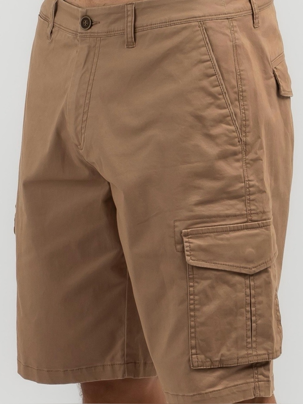 Beverly Hills Polo Club Men's Cargo Shorts in Khaki Brown